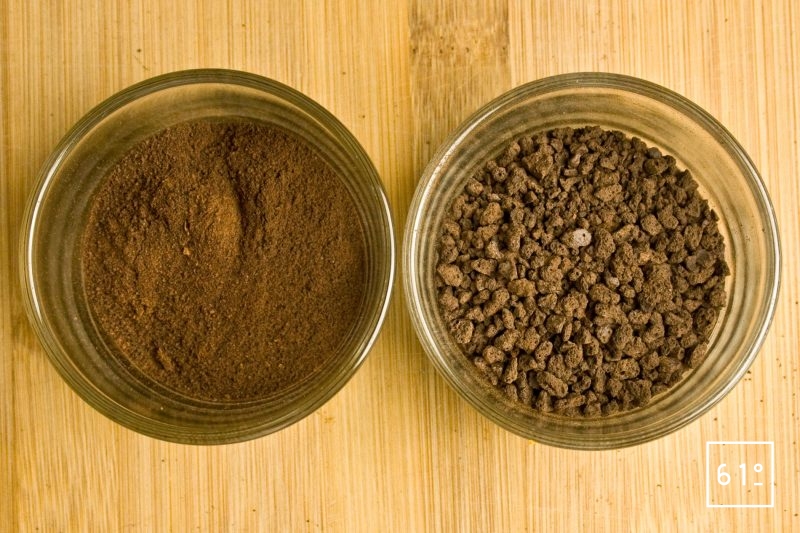 Meringue de cacao au poivre