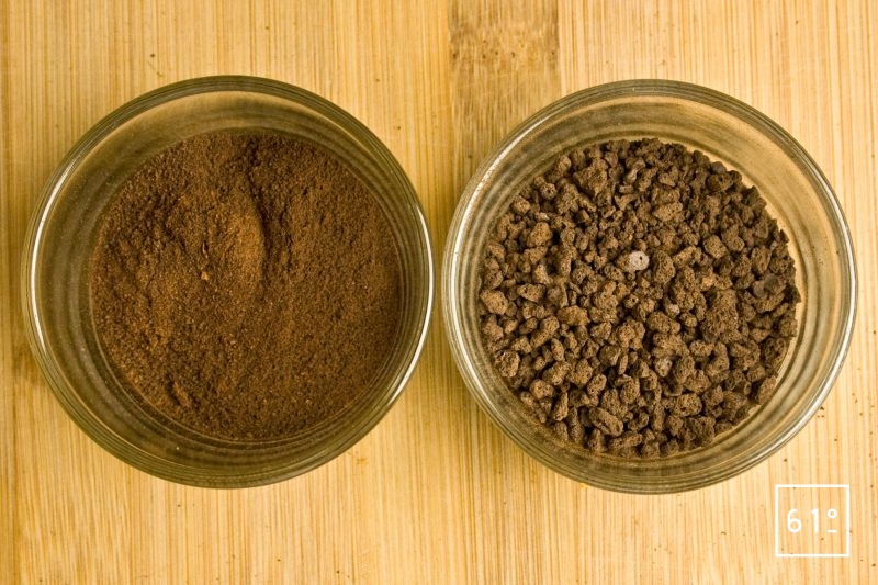 Meringue de cacao en grain ou en poudre
