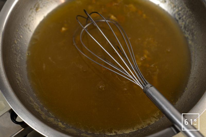 Sauce marmelade ugli - ajouter la gomme xanthane